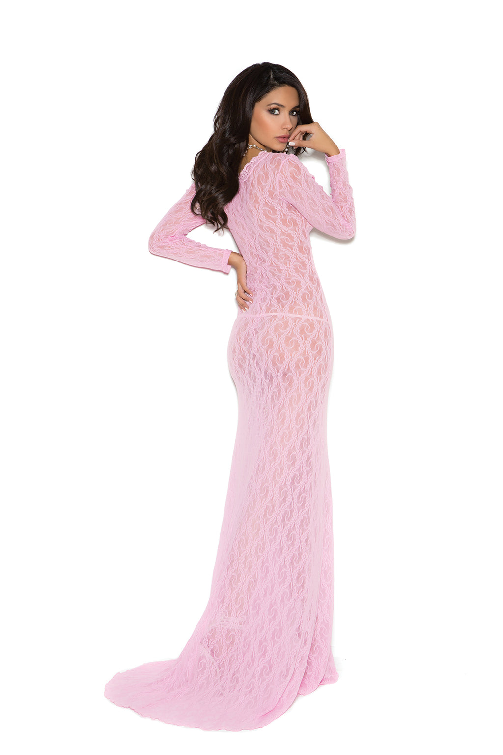 Long sleeve gown