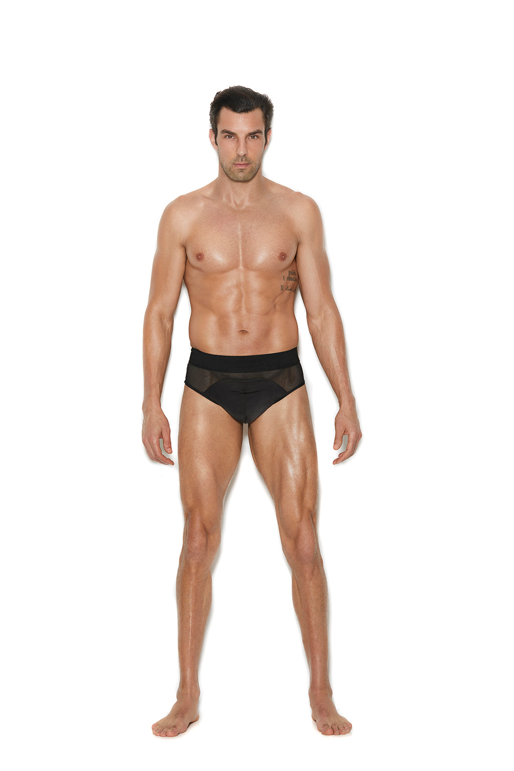 Elegant Moments Mens Mesh And Lycra Jock Strap