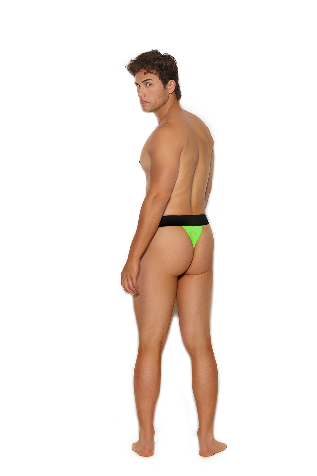 Elegant Moments Mens Thong With Elastic Band